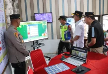 Bupati Tapsel Tinjau Pos Pengamanan Lebaran di Empat Titik