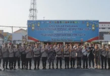 Kapolres Tanjungbalai Lepas Personel Amankan Malam Takbiran