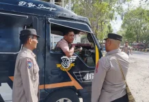 Sat Binmas Edukasi Supir Bus Keselamatan Mudik Lebaran