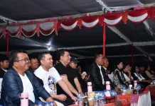 Bupati Vandiko Hadiri HUT ke-27 Kabupaten Toba