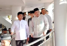 Ribuan Warga Sergai Salat Id Bersama Gubernur Sumut