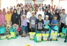 TP PKK Simalungun Bagikan Sembako Ramadan