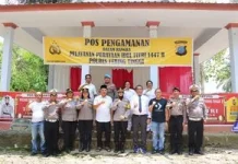 Pastikan Keamanan Wisatawan, Kapolres Tebing Tinggi Tinjau Pos Pam Desa Bartong