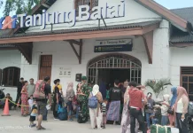 Sembilan Ribu Lebih Pemudik Berangkat dari Stasiun KA Tanjungbalai