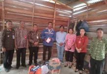 Pemkab Humbahas Salurkan Bantuan Korban Angin Kencang