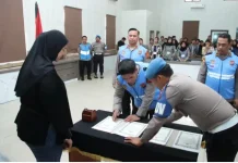 Polres Pelabuhan Belawan: Penandatanganan Pakta Integritas dan Penerimaan Polri