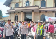 Perayaan Paskah, Polres Pelabuhan Belawan Lakukan Pengamanan Gereja