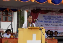 Pemkab Humbahas Hadiri Pelepasan Siswa SMAN 2 Doloksanggul