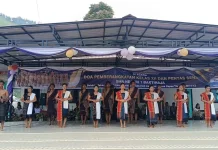 Pemkab Humbahas Hadiri Pelepasan Siswa SMAN 1 Baktiraja