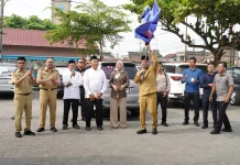 Wabup Batu Bara Lepas Peserta Manasik Haji Akbar