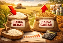 Harga Beras Turun saat Gabah Naik, Pemerintah Harus Waspada