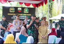 Pangdam I/BB Hadiri Ground Breaking Jembatan Perintis di Kab. Langkat