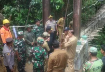 Kodim 0206/Dairi Laksanakan Ground Breaking Jembatan Garuda
