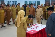 Pemkab Karo Melantik Kepala Sekolah guna Perkuat Peran Kepala Sekolah