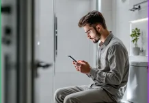Stop Main HP di Toilet! Ini Ancaman Kesehatannya