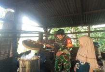 Babinsa Koramil 06/Kerajaan Hadir Jadi Motivator Petani Gambir