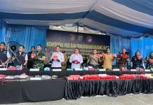 Polrestabes Medan Mengungkap 119 Kasus, Musnahkan 100 Kg Narkotika dan Alat Judi
