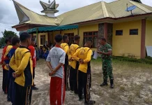 Babinsa Koramil 07/Salak Seleksi Calon Paskibraka Kabupaten Pakpak Bharat 2026
