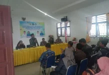 Babinsa Sertu Nuroso Hadiri Rapat MTQ ke-10 Sidikalang
