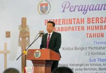 Pemkab Humbahas Rayakan Paskah Bersama Masyarakat