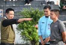 Bupati Humbahas Tinjau Seleksi Paskibraka