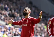 Mohamed Salah Menyamai Rekor Gol Terbanyak dalam Derbi Merseyside Liga Premier