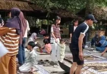 Pengunjung Beri Tanggapan Positif terhadap Pasar Kamu Pantai Labu