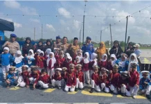 Sat Polairud Porles Tanjungbalai Terima Kunjungan Santri