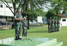 Dandim 0208 Asahan Ingatkan Personel Profesional dalam Bertugas