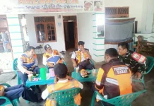 Sinergitas  Babinsa dan Dishub Perkuat Koordinasi di Lapangan