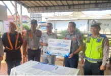 Pemko Binjai Terima Bantuan Palang Pintu Perlintasan KAdari PT Jasa Raharja