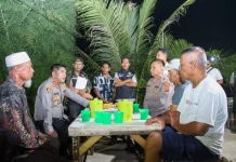 Kunjungi Pos Kamling, Kapolres Pelabuhan Belawan Ajak Warga Perkuat Kamtibmas