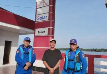 Satpolairud Polres Tanjungbalai Pastikan Pendistribusian BBM Tepat Sasaran