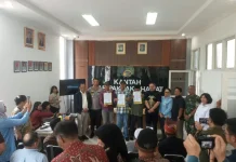 Pabung Kodim 0206/Dairi Didampingi Danramil 06/Kerajaan Hadiri Musyawarah PLTA Ko