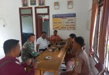 Babinsa Koramil 06/Kerajaan Tentukan  Lokasi Gerai KDKMP Dibahas Bersama