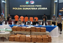 Polda Sumut Ungkap Peredaran Sabu Jaringan Malaysia-Aceh