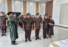 Kajari Tanjungbalai Lantik Tiga Kasubsi, Dorong Peningkatan Kinerja dan Pelayana