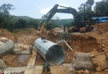 Percepat Pembangunan Kembali Jembatan Aramco di Desa Bair