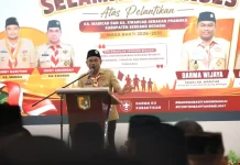 Darma Wijaya Dilantik Kamabicab Pramuka Sergai