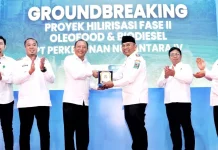 Groundbreaking Hilirisasi PTPN IV Digelar di KEK Sei Mangkei