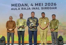 Wakil Ketua Dewan Komisioner LPS Kukuhkan Kepala Kantor Perwakilan LPS I Sumatera