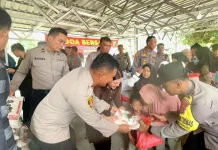 Polsek Teluk Mengkudu Gelar Doa Bersama Anak Yatim, Perkuat Sinergi Kamtibmas
