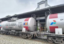 Sepanjang April 2026, KAI Sumut Distribusikan  28.176 Ton BBM