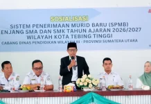 Cabdis Wilayah III Sumut Sosialisasikan SPMB SMA/SMK 2026