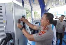SPKLU PLN Ultra Fast Charging Pertama di Lingkungan Polda Beroperasi di Sumut