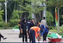 Pemko Binjai Laksanakan Gerakan Indonesia Asri, Gotong Royong Jumat Bersih