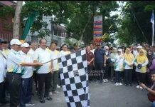 Wakil Gubernur Sumut Bersama Bupati Asahan Lepas Jalan Santai