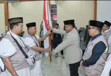 Pemkab Deli Serdang Lepas Jemaah Haji Kloter 15 menuju Tanah Suci