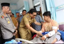 Jenguk Korban Begal, Pemko Binjai dan Polres Pastikan Rasa Aman Masyarakat
