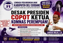 Tolak Hukuman Kebiri, LPA Deli Serdang Minta Presiden Copot Ketua Komnas Perempuan